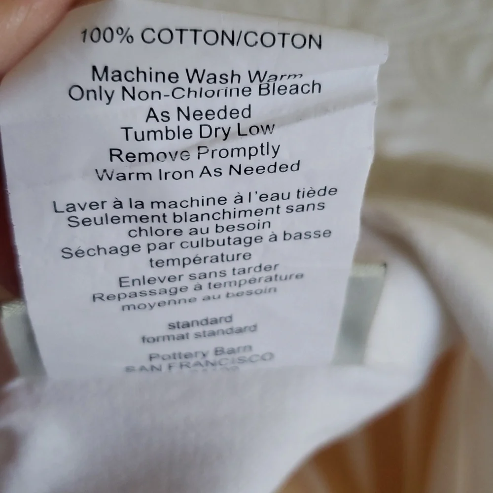 Pottery Barn Pascal Standard Sham